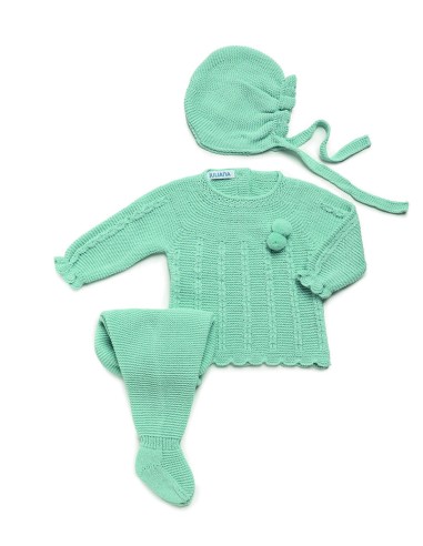 CONJ 3 PCS TRENZAS VERTICALES AMARILLO 