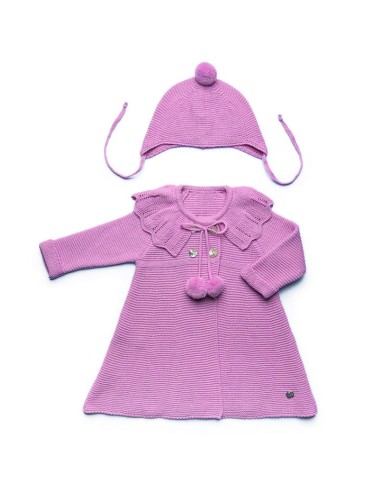 ABRIGO PUNTO JULIANA CON CAPOTA 