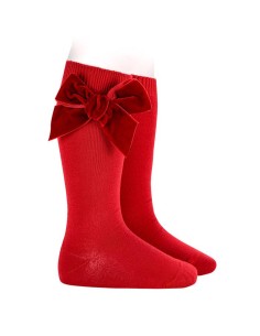 CALCETIN LAZO TERCIOPELO RED VELVET 