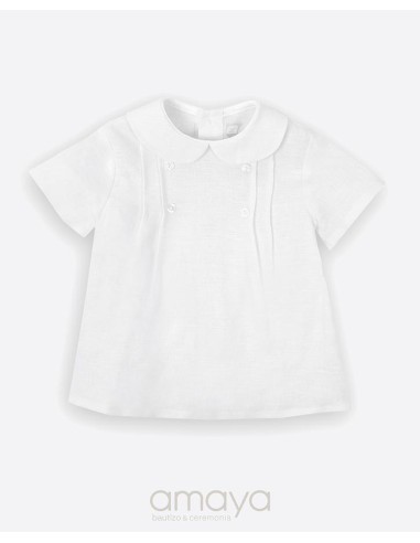 CAMISA BB JARETAS Y LINO CRUDO