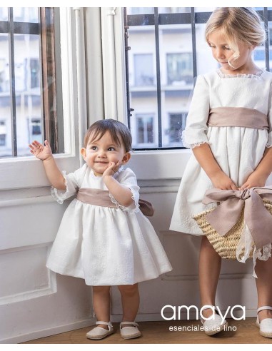 VESTIDO JACKARD FAJIN VERDE AGUA 