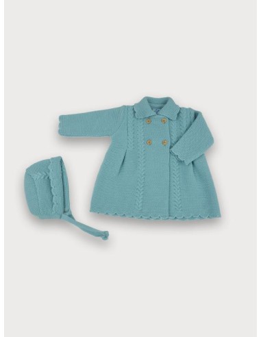 ABRIGO DE PUNTO CON CAPOTA UNISEX 