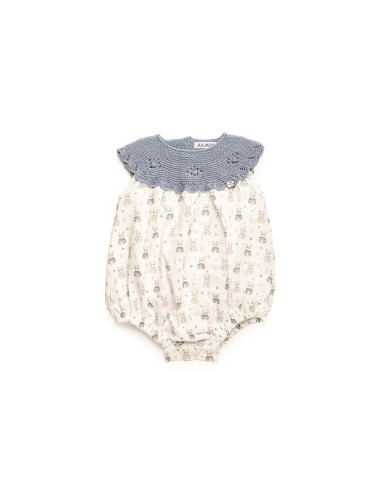 PELELE CUERPO PUNTO Y TELA CONEJITOS 