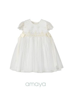 VESTIDO BAUTIZO ENCAJE 