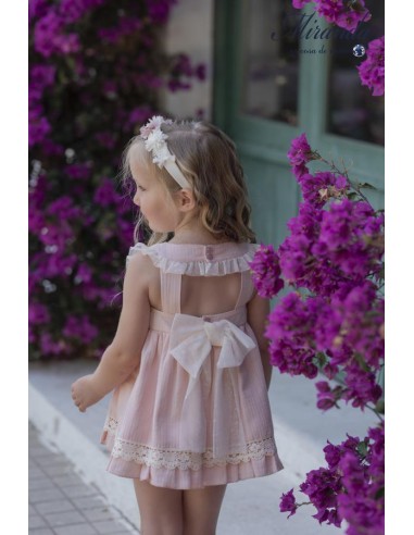 VESTIDO ARRAS ROSA EMPOLVADO