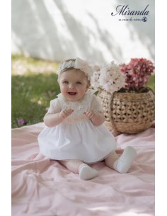 VESTIDO BAUTIZO ENCAJE Y TUL