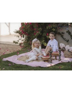 VESTIDO ENCAJE DE BOLILLO NUDE