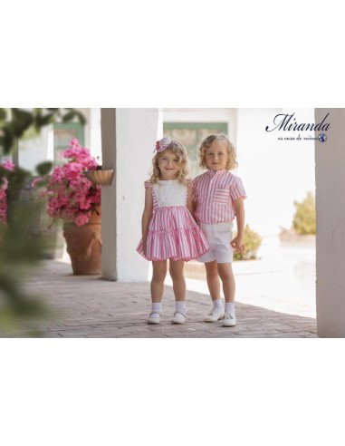 CAMISA RAYAS FRAMBUESA