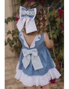 VESTIDO PLUMETI AZULINA 