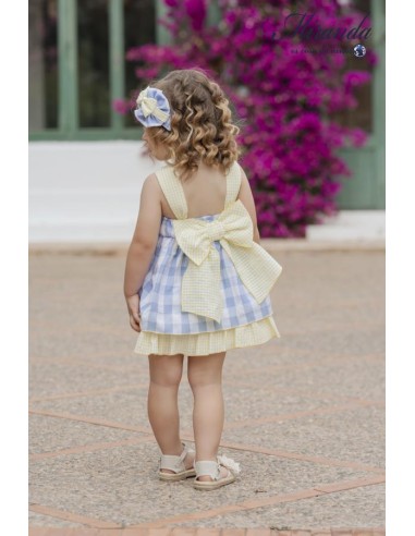 VESTIDO VICHY Y FLÚOR