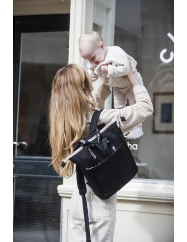 MOCHILA ECO MUM BLACK