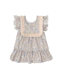 VESTIDO VOLANTE AURA 100  alg 