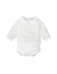 BODY PLUMETI CUELLO CAMISA MANGA CORTA 