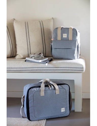 MALETA I LOVE VICHY NEGRO