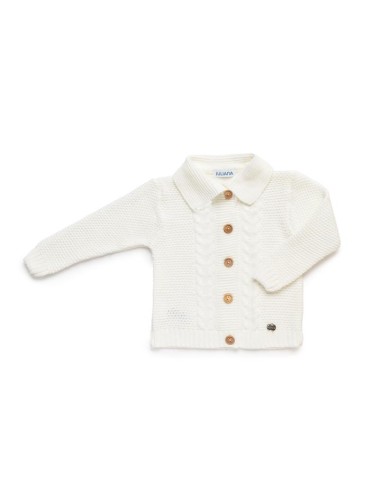 CHAQUETA LARGA TRENZAS