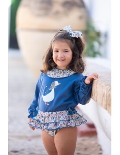 CONJUNTO BRAGUITA FALDA Y SUDADERA PATO