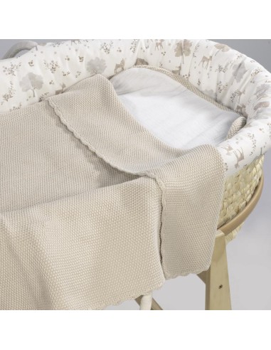 MANTA TRICOT BEIGE