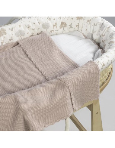 MANTA TRICOT ROSA 