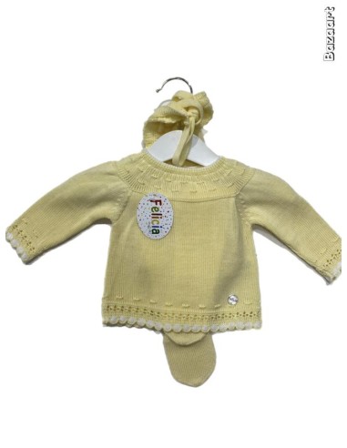 CONJUNTO 3 PCS AMARILLO 100  DRALOM