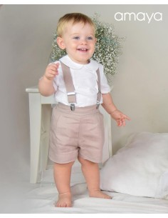 PANTALÓN LINO CELESTE 