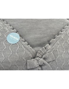 SACO LIN ARANES REDONDO GRIS 