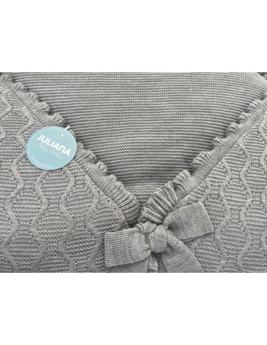 SACO LIN ARANES REDONDO GRIS 