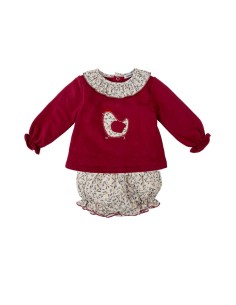 CONJUNTO GALLINITA BURDEOS