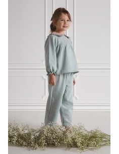 CONJUNTO FELPA NIÑA RIBERA