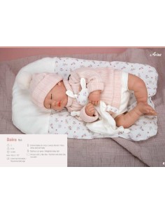 ELEGANCE 40CM DAFNE ROSA MUÑECA DE PESO