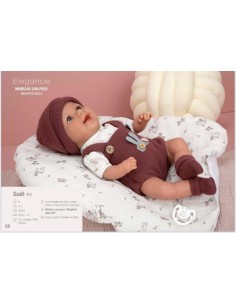 ELEGANCE 35CM GADI GRANATE MUÑECO DE PESO