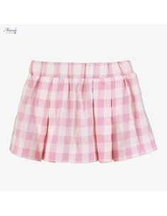 PANTALONES CORTO VICHY ROSA