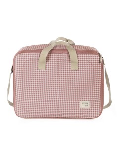 MALETA I LOVE VICHY ROSA