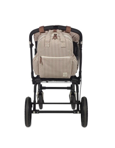 MOCHILA PRALINÉ RAYAS MOKA