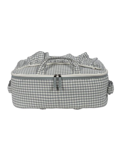 MALETA MATERNAL PRALINÉ VICHY MATCHA