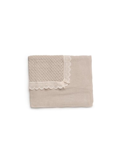 TOQUILLA COLOR LINO CON BOLILLO BAUTIZO 