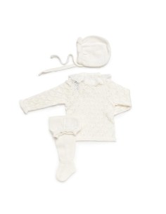 CONJUNTO 3 PCS PRIMERA PUESTA NATA 