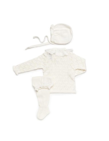 CONJUNTO 3 PCS PRIMERA PUESTA NATA 