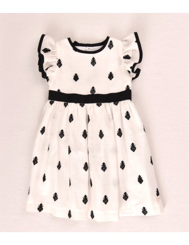 VESTIDO BORDADO 85  VISCOSA 15 LINO 