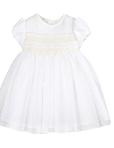 VESTIDO BAUTIZO BORDADO A MANO 