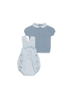 PETO TELA RAYADA JERSEY PERLE