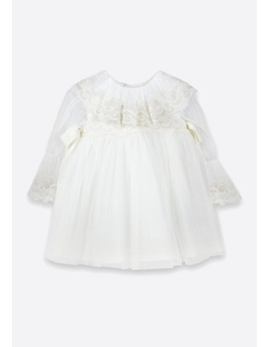 VESTIDO TUL PLUMETI SIN MANGA