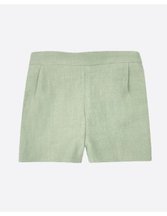 PANTALÓN LINO VERDE CAQUI