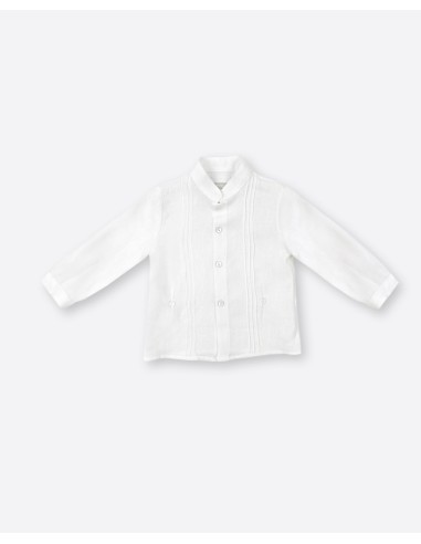 CAMISA MAO  LINO JARETASCOLOR BLANCO