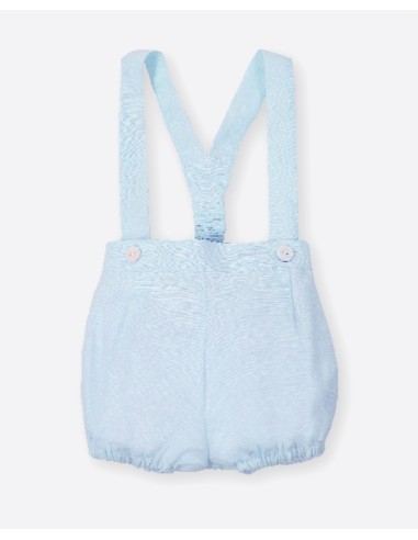 RANITA CON TIRANTES COLOR CELESTE 