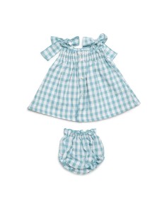 VESTIDO TIRANTES CUADROS 50 ALG 50 POL