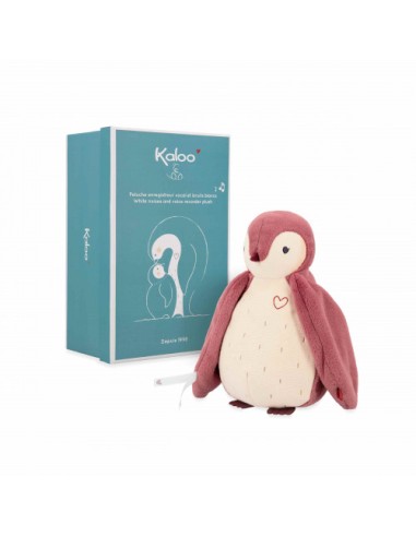 PINGUINO PELUCHE GRABADORA ROSA
