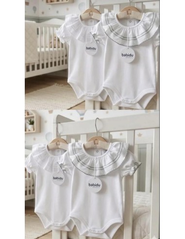 BODY CUELLO PUNTILLA Y VOLANTE 100 ALG