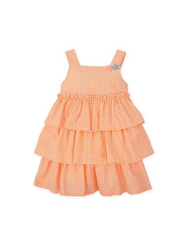 VESTIDO FLUOR CUADROS 