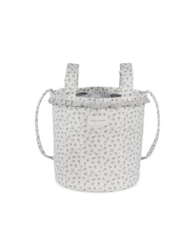 BOLSA BUCKET LITTLE BLOOM FLOR GRIS