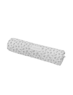MUSELINA LITTLE BLOOM FLOR GRIS 